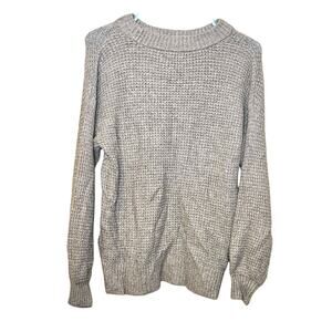 American Eagle Outfitters AEO Size Small Oversized Oat Brown Sweater Knit